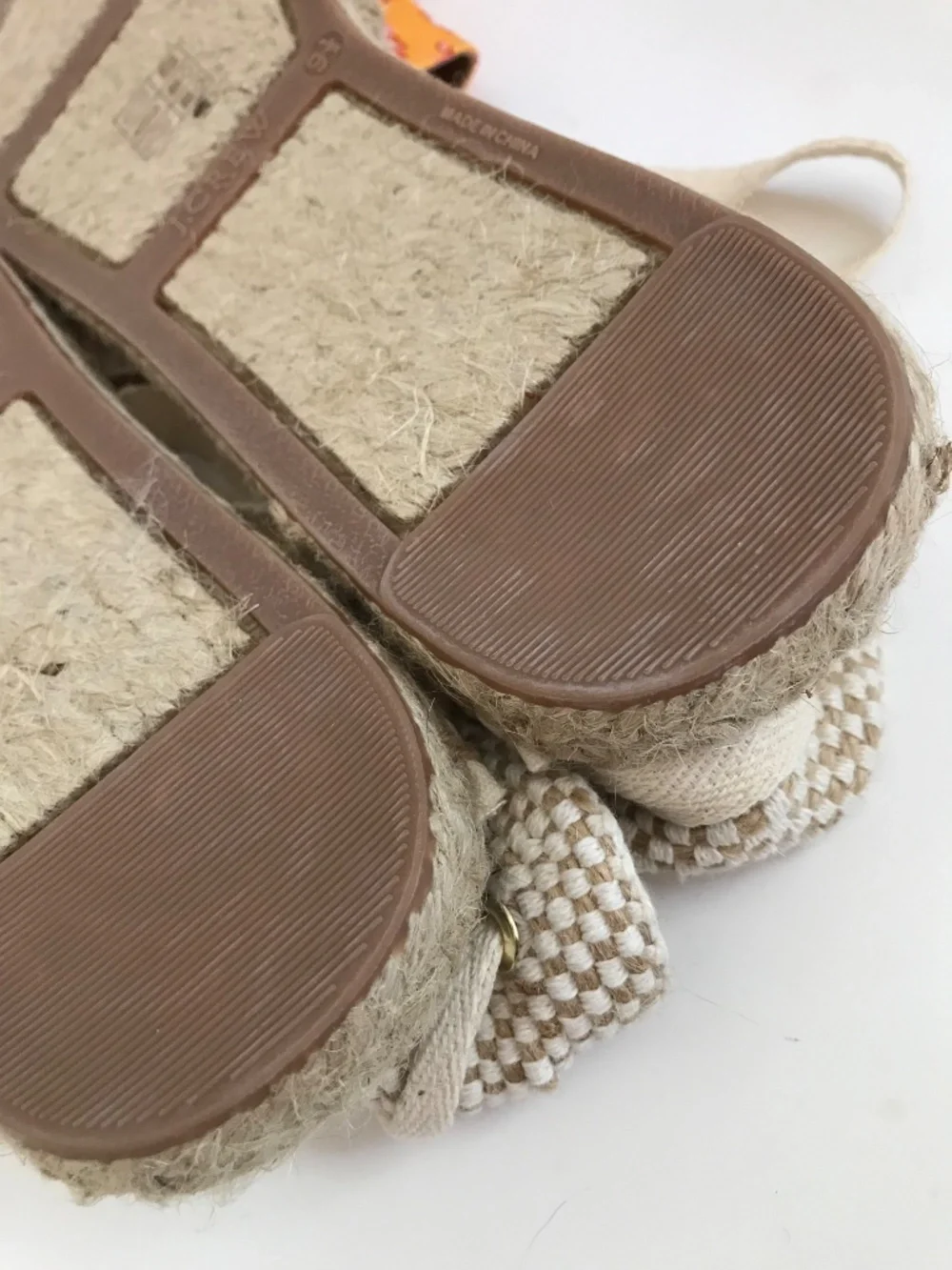 J. CREW FACTORY Ankle Wrap Espadrille Sandal Size 9.5